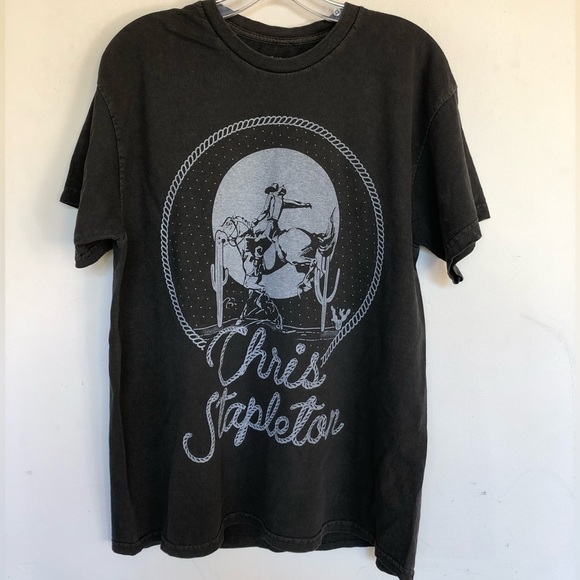 Chris Stapleton Garment Dyed Boyfriend T shirt - Picture 4 of 6